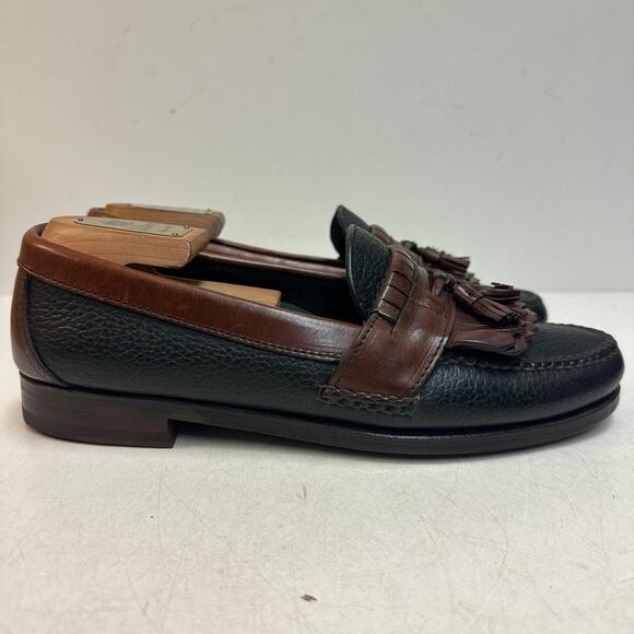 NEW HEELS Rancourt & Co x H S Trask Handsewn Tassel Kiltie Loafer Moc USA 9.5 D main image 11
